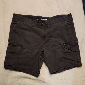 Sonoma Men's Dark Gray Cargo Shorts